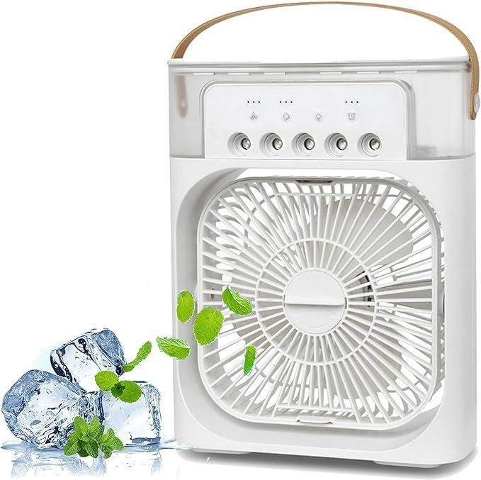 Portable USB Air Cooler Fan with Humidifier β Mini AC for Home & Office